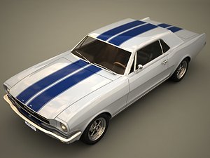 3ds max muscle car coupe