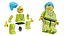 Minifigure LEGO Fashionista Rigged for Cinema 4D