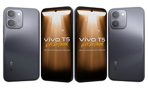 Vivo T5 Black 3D model
