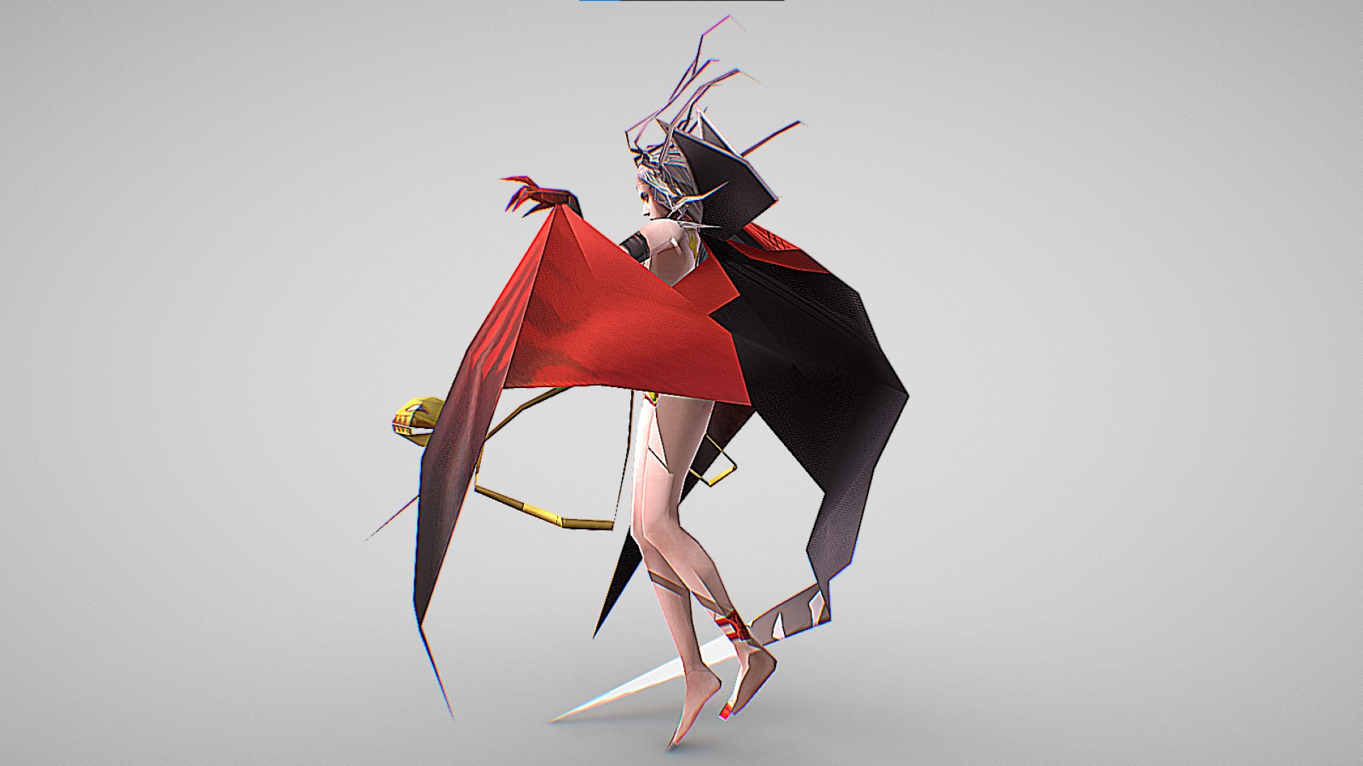 3D Cloud Of Darkness - Dissidia - Final Fantasy - TurboSquid 2353326
