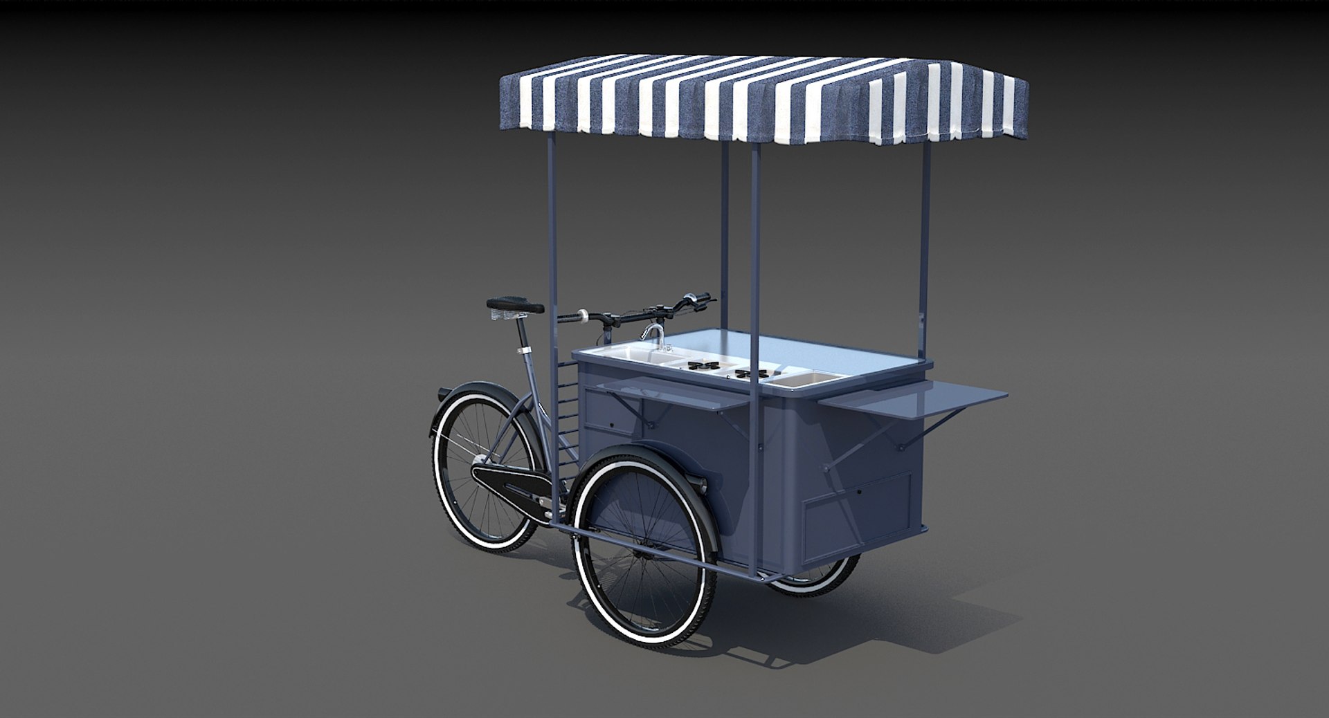 Street Food Bicycle 3D Model - TurboSquid 1186068