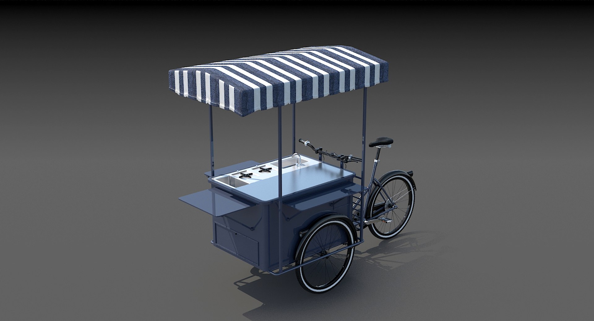 Street Food Bicycle 3D Model - TurboSquid 1186068