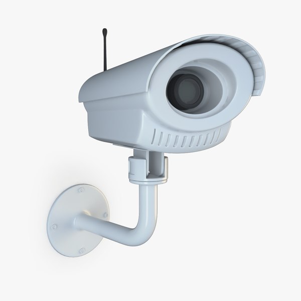 security camera 04 3d dwg