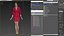 Femme d'affaires asiatique debout pose
