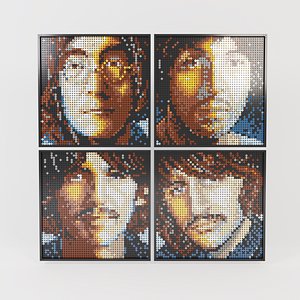 Lego ART - The Beatles model