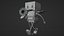 Happy Rusty Robot - Estilo de dibujos animados animados
