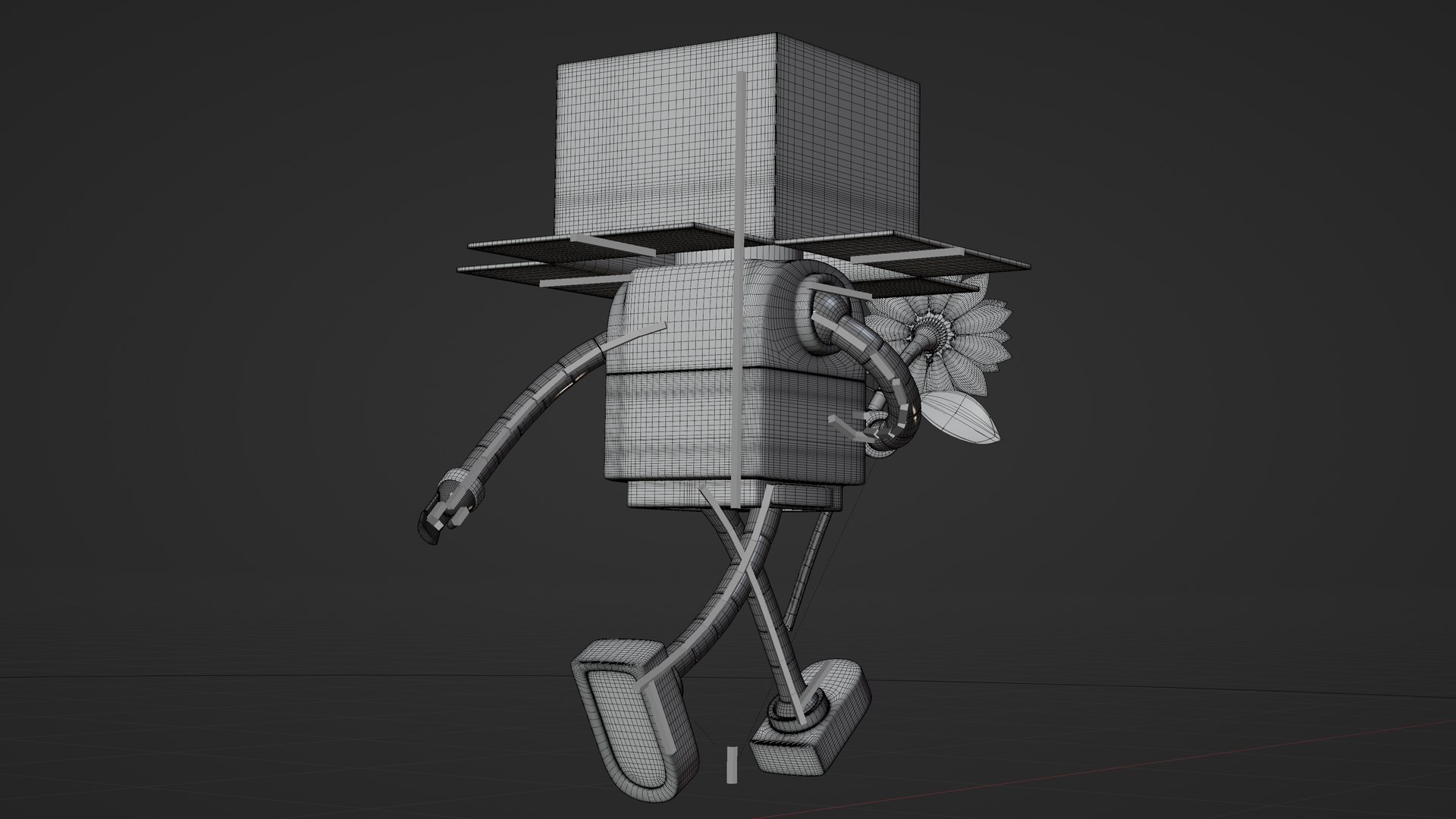 3D Happy Rusty Robot - Cartoon Style Animated - TurboSquid 2103906