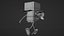 Happy Rusty Robot - Estilo de dibujos animados animados