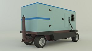 generator trailer 3D model 3D