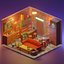 cafe room 3D model