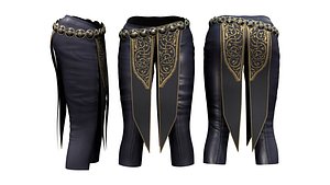 Medieval Female Pants With Loincloth