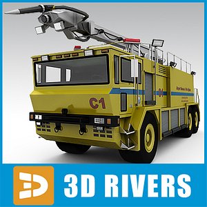 Airport fire engine by 3DRivers