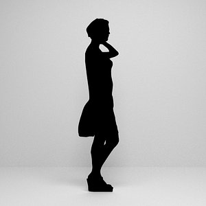 3D silhouette scenes