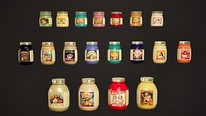 3D Candy jars
