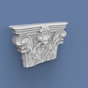 3D corbel molding