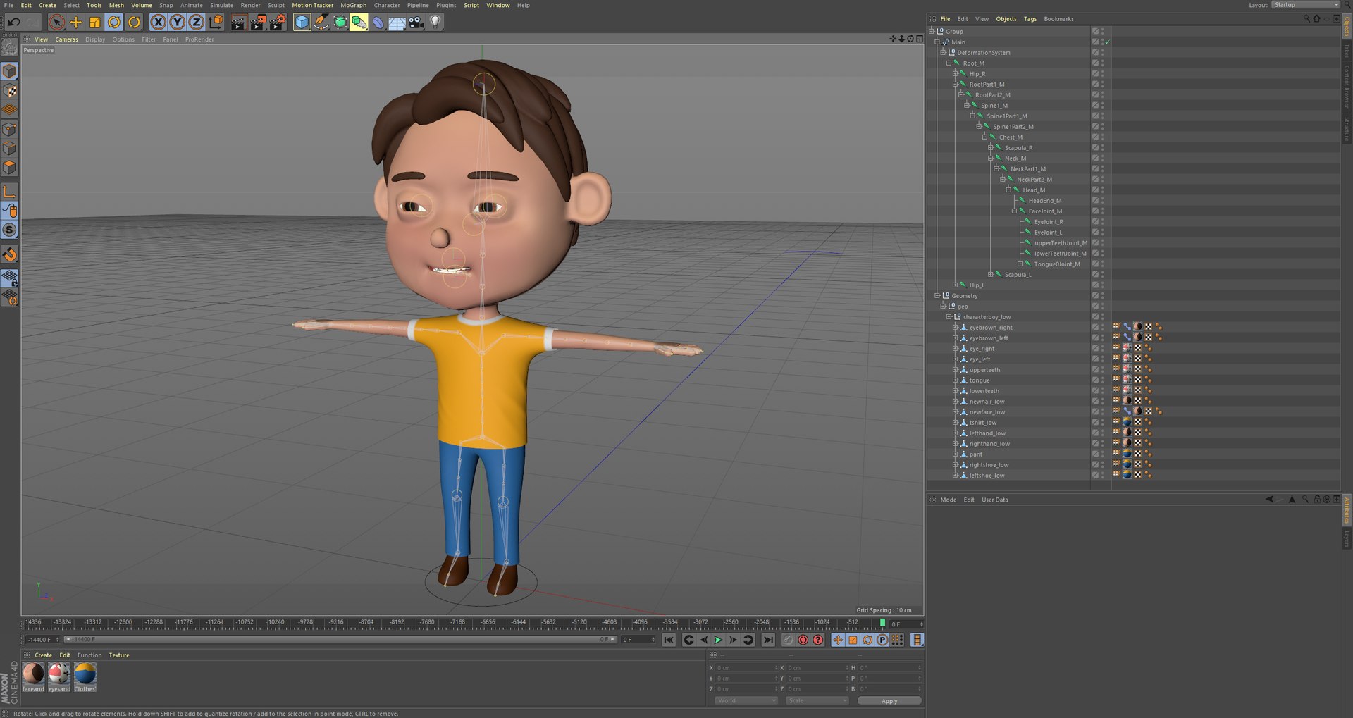 Cartoon boy rigged character 3D model - TurboSquid 1567100