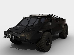 3D model ripsaw wheeled version