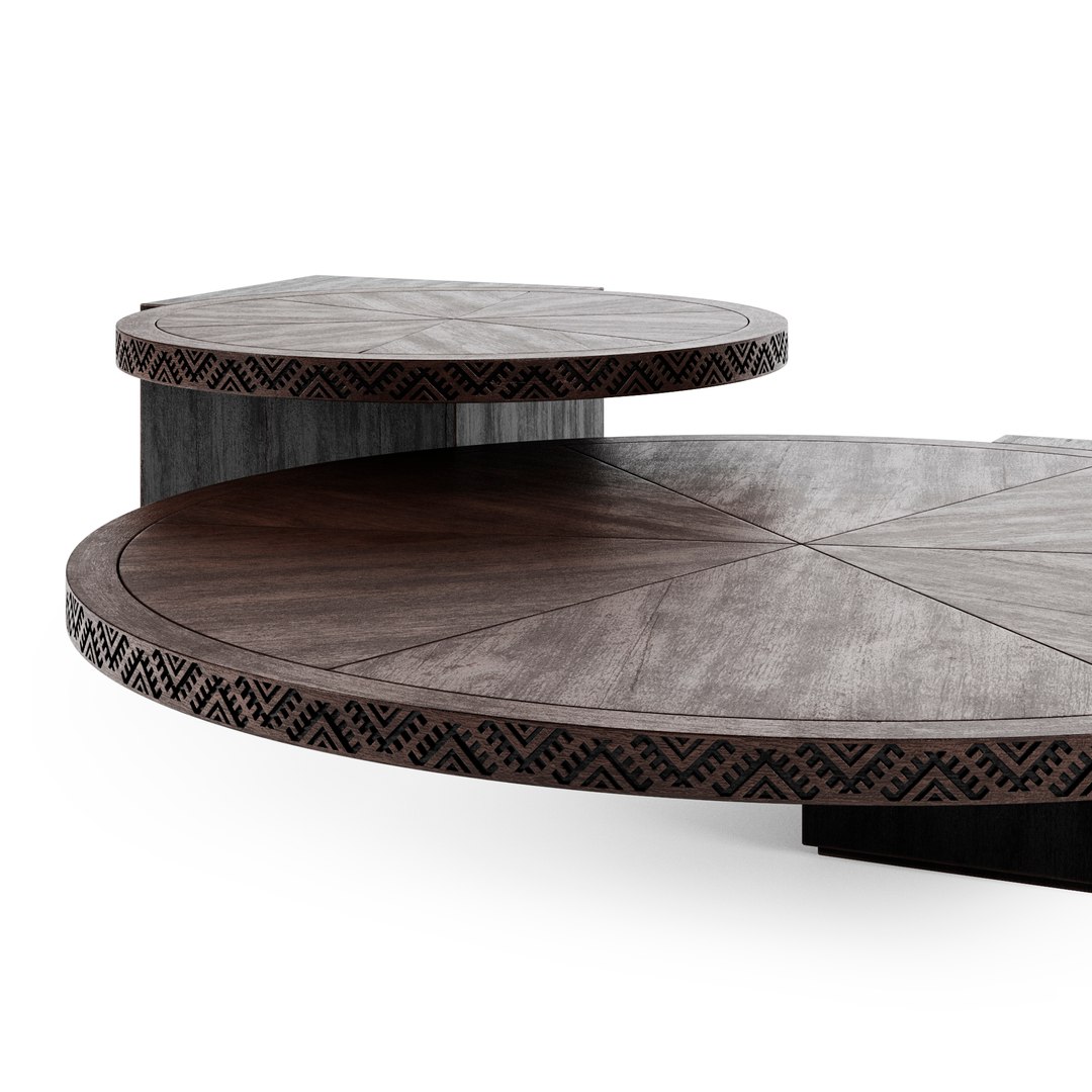 3D Ethno Rivne Coffee Tables - TurboSquid 2197254