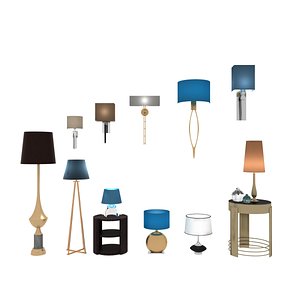 lighing furniture set floor lamps max
