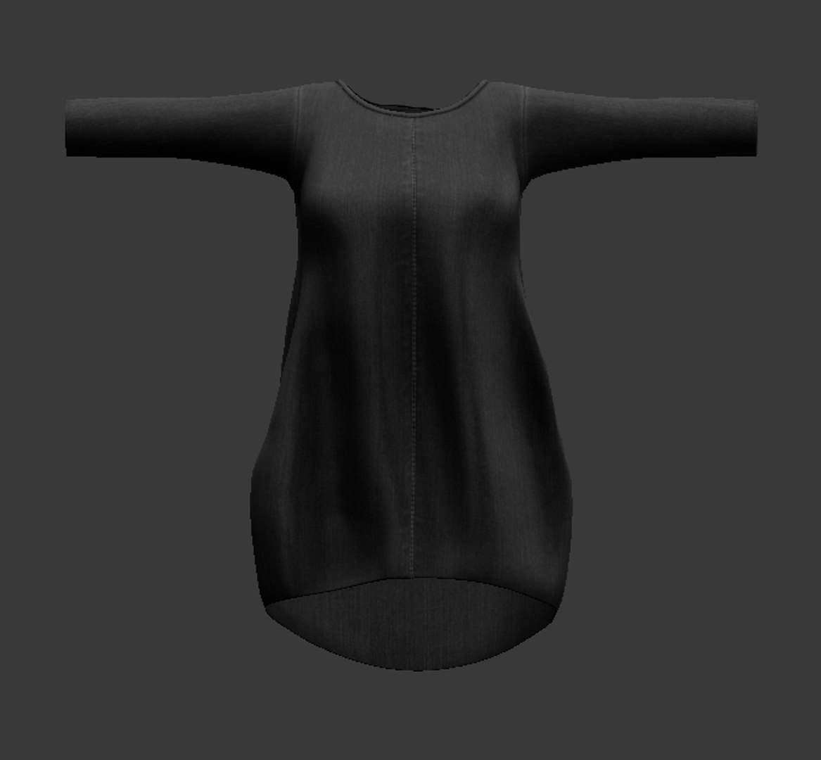 3D sweater dress - TurboSquid 1215130