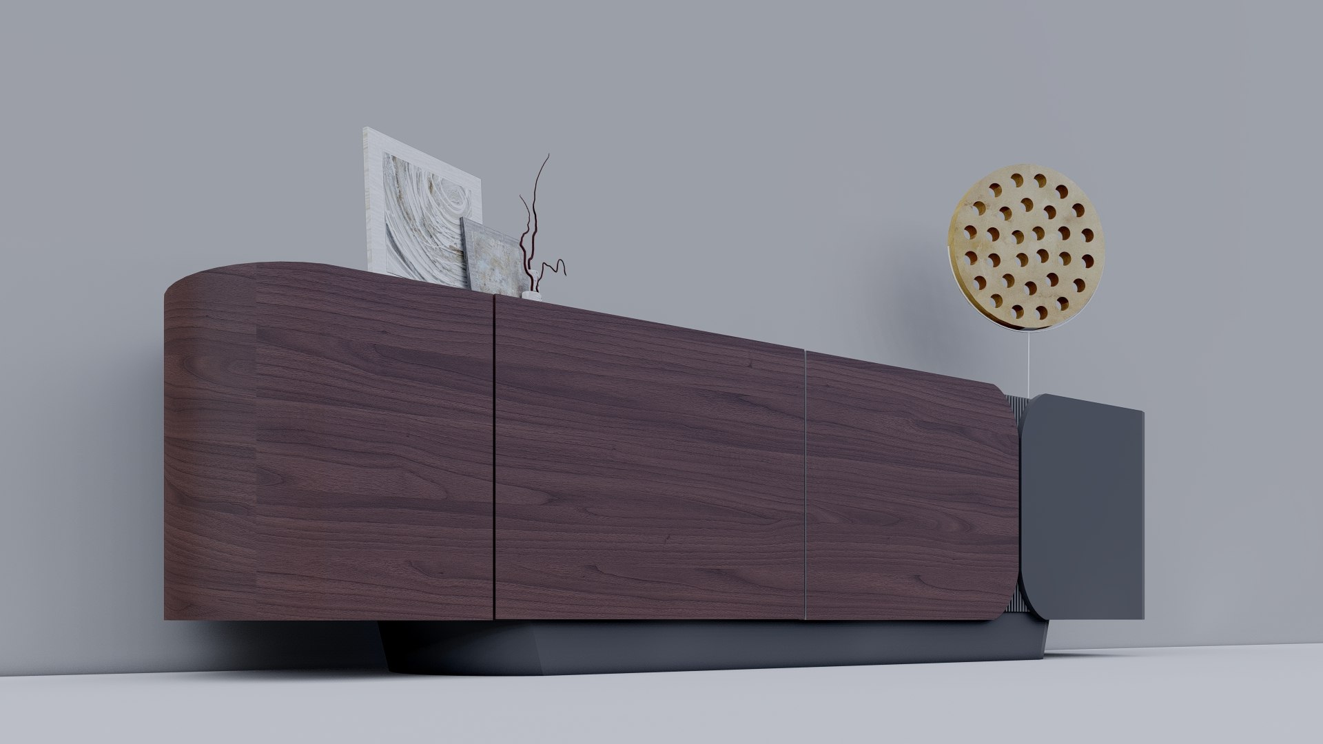 3D Enne Furniture Console Model - TurboSquid 1667605