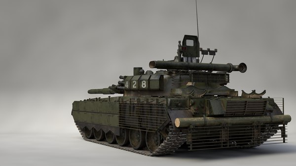 Main Battle Tank T-80 Model - Turbosquid 1452331