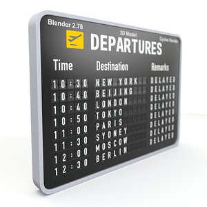 Flight Information Board