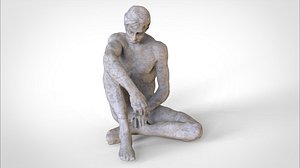 Man Sitting Statue