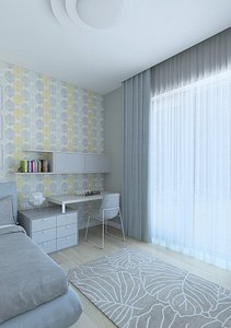bedroom interior 3D model