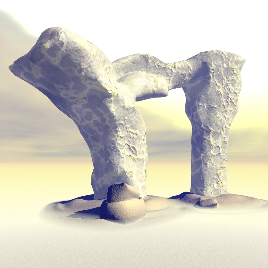 maya alien rocks terrain