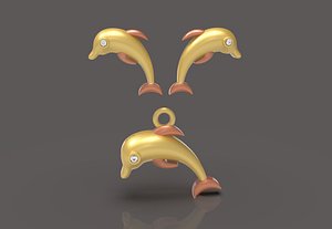 3D model Fish Pendant - 0105