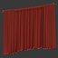 Curtains are brown with tulle