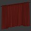 Curtains are brown with tulle