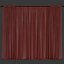 Curtains are brown with tulle