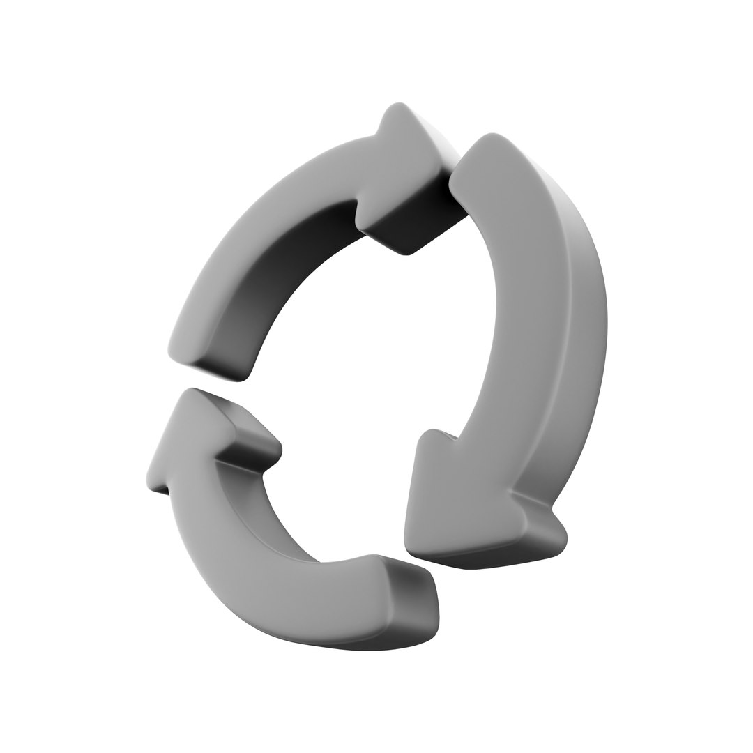 3D Arrows Moving In Green Circlev Model - TurboSquid 2018051