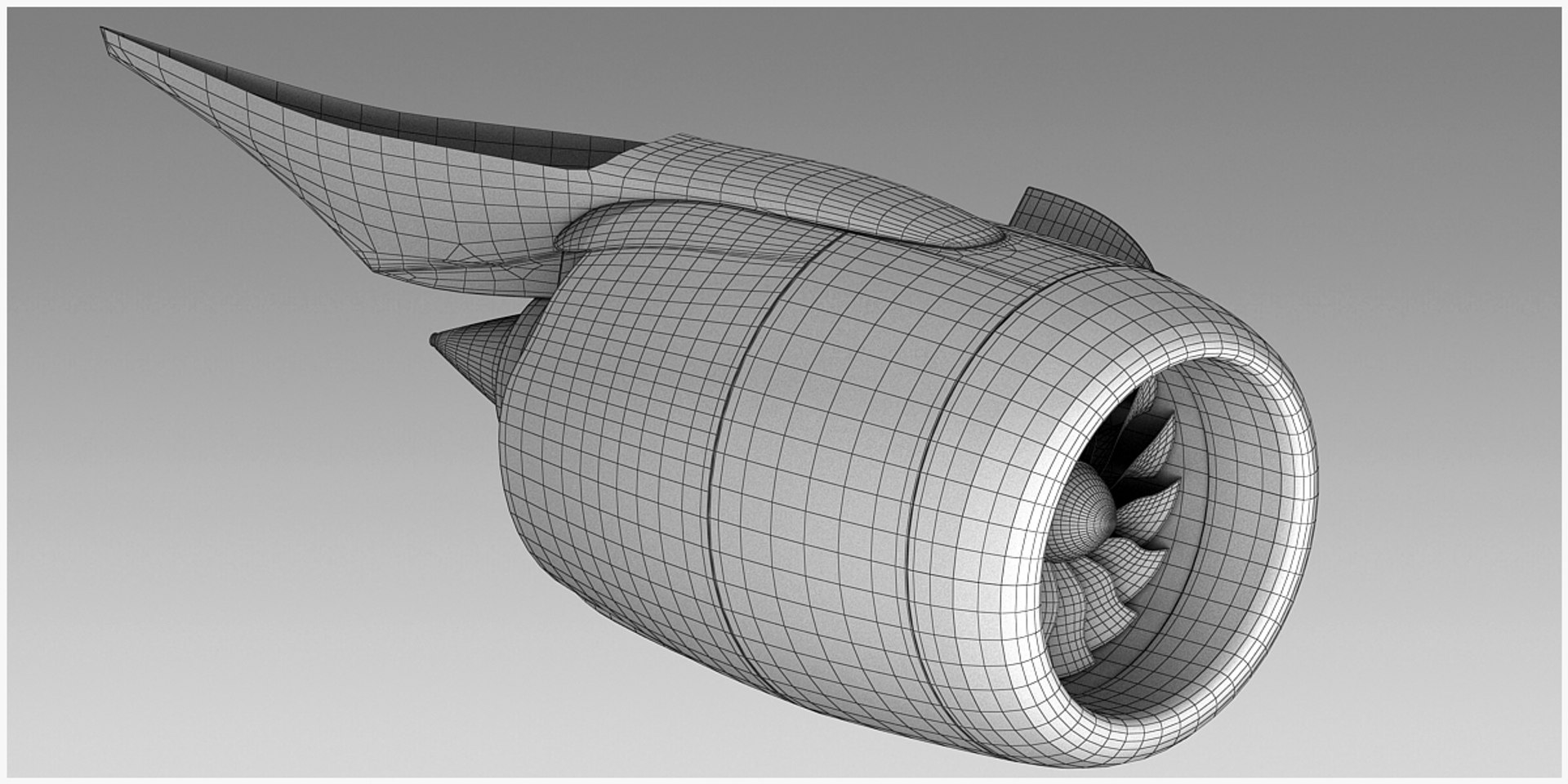 Ge9x Jet Engine 3D Model - TurboSquid 1485255