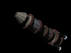 3d model ship spaceship space