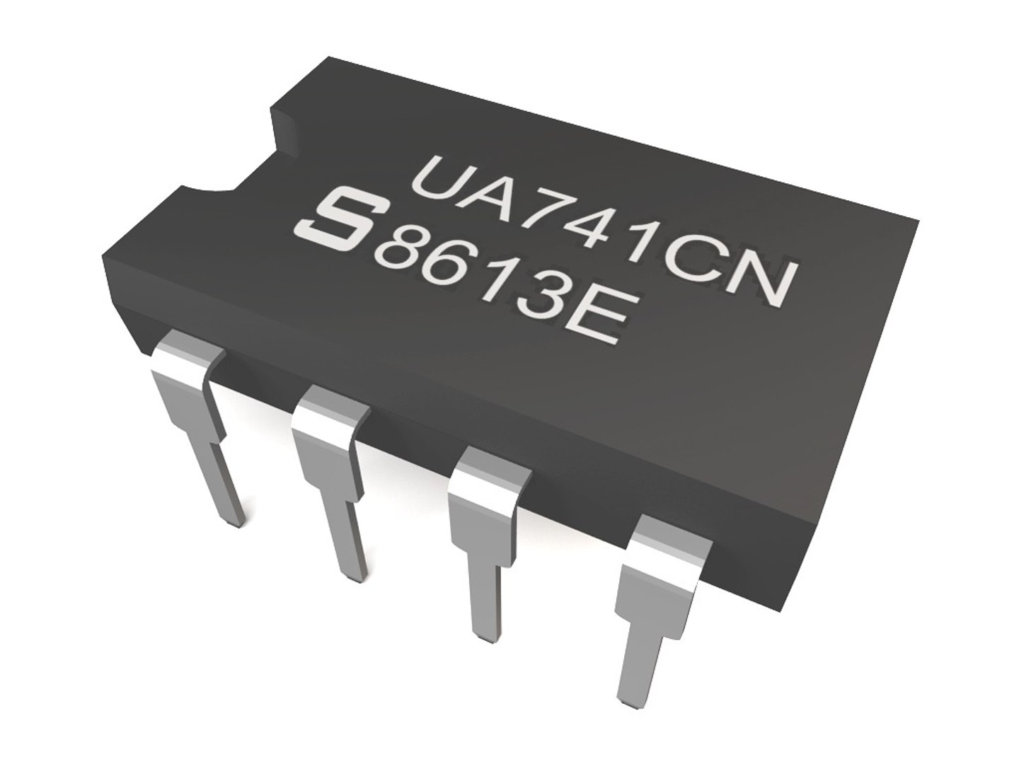 3d Model Integrated Chip Dil8
