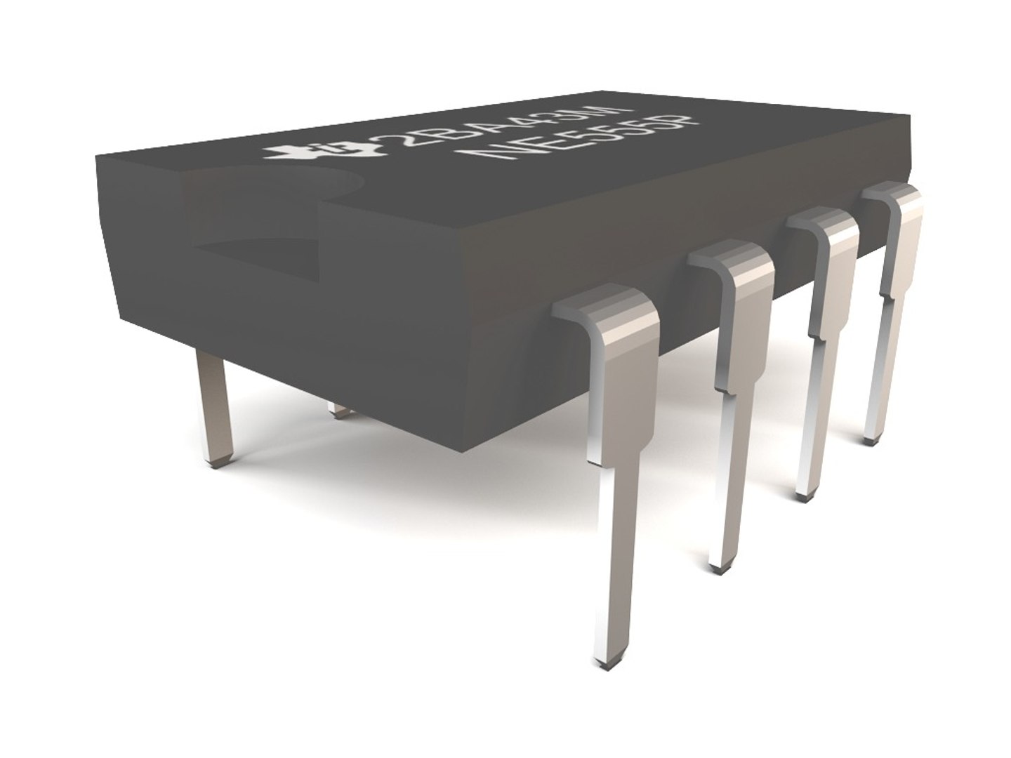3d Model Integrated Chip Dil8