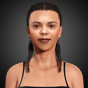 3D India Amarteifio Character model