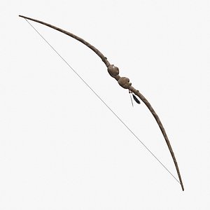3d obj pbr indian bow