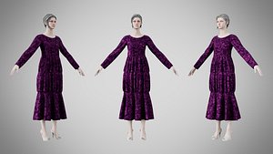 Dress 25 Amethyst Glow Velvet