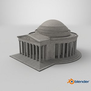 3D Thomas Jefferson Memorial model