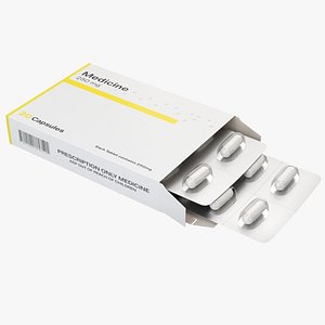 Packaged Medicine 3D model