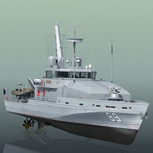 3D HMAS Ararat P89  Patrol Boat IMO 4512908