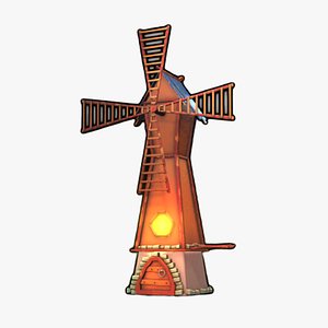 Stylized Windmill
