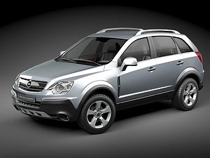 3d model opel antara 2009 suv