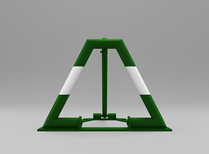 3d model parking lock