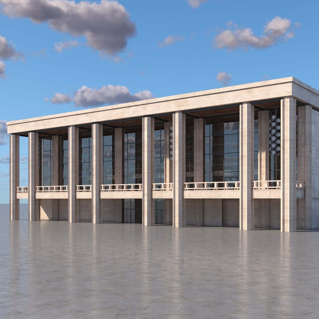 David Koch Theater 3D model preview