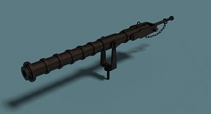 3D falconete cannon model